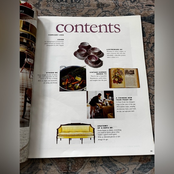 Vintage perfect Condition Martha Stewart Living Magazine February 1995 - Picture 2 of 6